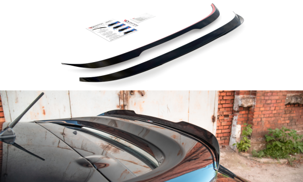 Maxton Design Spoiler Cap black gloss - Mitsubishi Lancer Sportback MK8