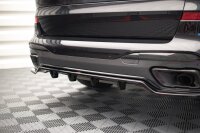 Maxton Design Middle diffuser rear extension DTM Look black gloss - BMW X7 M G07