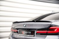 Maxton Design Spoiler Cap schwarz Hochglanz - BMW 5er G30 Facelift M-Paket