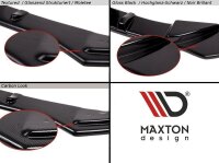Maxton Design Mittlerer Diffusor Heckansatz schwarz Hochglanz - BMW 5er G30 Facelift M-Paket