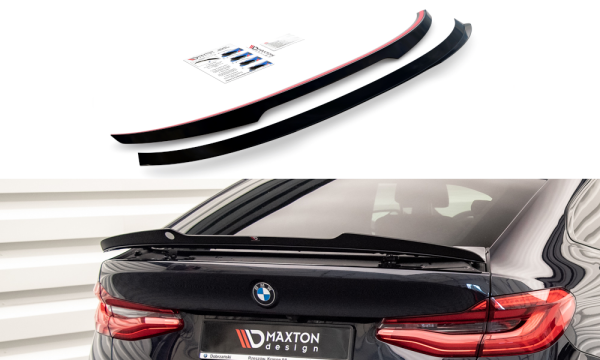 Maxton Design Spoiler Cap black gloss - BMW 6 Series GT G32 M-Package