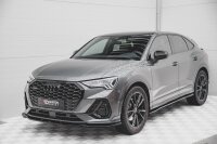 Maxton Design Front extension V.1 black gloss - Audi Q3...