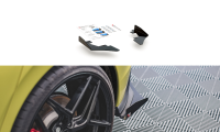 Maxton Design Hintere Seiten Flaps schwarz Hochglanz - VW...