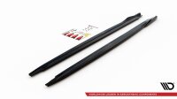 Maxton Design Side skirts extension extension black gloss - VW Up GTI