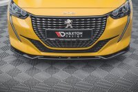 Maxton Design Front extension V.2 black gloss - Peugeot 208 MK2