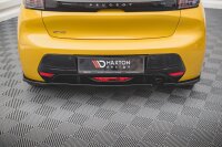 Maxton Design Rear extension Flaps diffuser black gloss - Peugeot 208 MK2