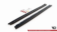 Maxton Design Side skirts extension extension black gloss - Peugeot 208 MK2