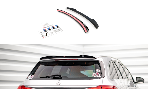 Maxton Design Spoiler Cap black gloss - Mercedes C Estate S205