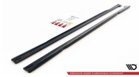 Maxton Design Side skirts extension extension black gloss - Audi A7 C8