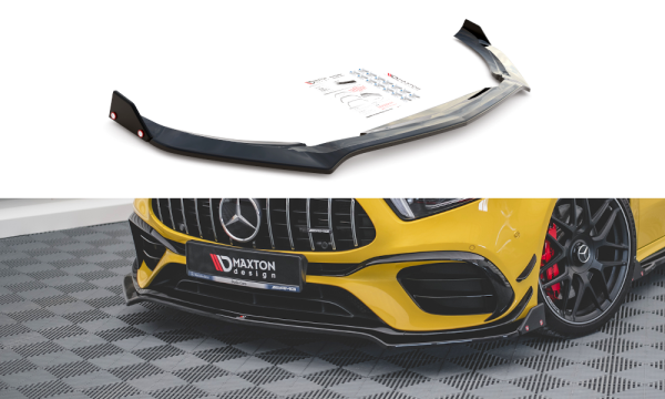 Maxton Design Frontansatz + Flaps V.3 - Mercedes-AMG A45 S