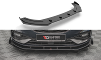 Maxton Design Street Pro Front extension + Flaps black gloss - Seat Leon FR MK4