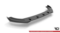 Maxton Design Street Pro Frontansatz + Flaps schwarz Hochglanz - Seat Leon FR MK4