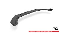 Maxton Design Street Pro Frontansatz + Flaps schwarz Hochglanz - Seat Leon FR MK4