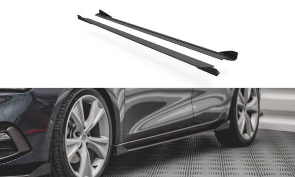 Maxton Design Street Pro Side skirts extension extension + Flaps Seat Leon FR MK4