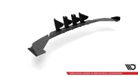 Maxton Design Racing Diffuser rear extension + Flaps black gloss - Seat Leon FR Hatchback MK4