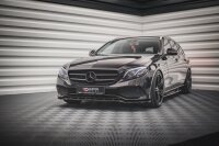 Maxton Design Frontansatz schwarz Hochglanz - Mercedes E...