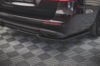 Maxton Design Middle diffuser rear extension black gloss - Mercedes E W213