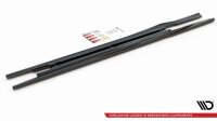 Maxton Design Side skirts extension extension black gloss - Mercedes E W213