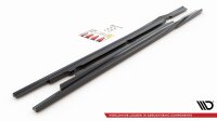 Maxton Design Side skirts extension extension black gloss - Mercedes E W213