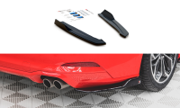 Maxton Design Rear extension Flaps diffuser V.2 black gloss - Ford Focus ST-Line Estate MK4