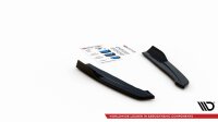 Maxton Design Rear extension Flaps diffuser V.2 black gloss - Ford Focus ST-Line Estate MK4