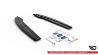 Maxton Design Rear extension Flaps diffuser V.3 black gloss - Ford Focus ST-Line Estate MK4