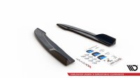 Maxton Design Rear extension Flaps diffuser V.4 black gloss - Ford Focus ST-Line Estate MK4