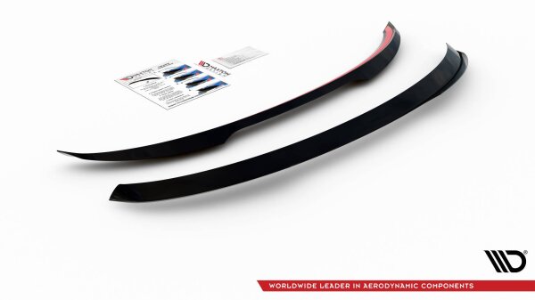 Maxton Design Spoiler Cap schwarz Hochglanz - Ford Focus ST-Line Kombi MK4