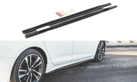 Maxton Design Side skirts extension extension black gloss...