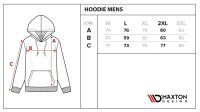 Maxton Design Mens Gray Hoodie