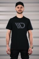 Maxton Design Black T-Shirt mit gray logo