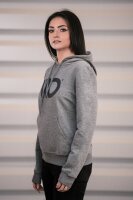 Maxton Design Womens Gray Hoodie