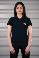 Maxton Design Womens Navy Blue Polo Shirt