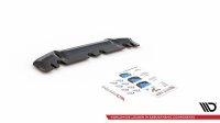 Maxton Design Middle diffuser rear extension black gloss - BMW M8 Gran Coupe F93