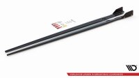 Maxton Design Seitenschweller Ansatz + Flaps V.1 - BMW M8 Gran Coupe F93 / 8 Gran Coupe M-Paket G16