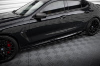 Maxton Design Seitenschweller Ansatz + Flaps V.1 - BMW M8 Gran Coupe F93 / 8 Gran Coupe M-Paket G16