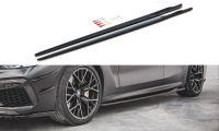 Maxton Design Side skirts extension extension V.2 black...