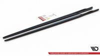 Maxton Design Side skirts extension extension V.2 black gloss - BMW M8 Gran Coupe F93 / 8 Gran Coupe M-Package G16