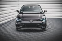 Maxton Design Front extension V.1 black gloss - VW Golf R...