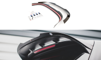 Maxton Design Spoiler Cap black gloss - VW Golf R MK8