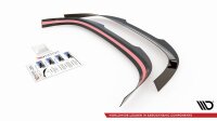 Maxton Design Spoiler Cap black gloss - VW Golf R MK8