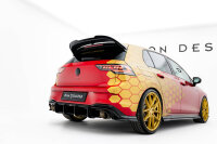 Maxton Design Spoiler Cap schwarz Hochglanz - VW Golf R MK8