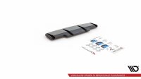 Maxton Design Middle diffuser rear extension black gloss - VW Golf R MK8