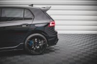 Maxton Design Heckansatz Flaps Diffusor V.1 schwarz Hochglanz - VW Golf R MK8