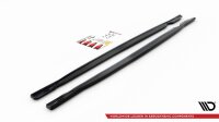 Maxton Design Side skirts extension extension V.1 black gloss - VW Golf R MK8