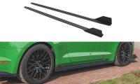 Maxton Design Street Pro Side skirts extension extension V.2 - Ford Mustang GT MK6 Facelift