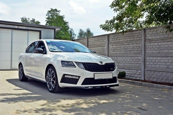 Maxton Design Frontansatz V.2 schwarz Hochglanz - Skoda Octavia RS MK3