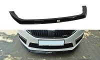 Maxton Design Front extension V.2 black gloss - Skoda...