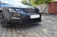 Maxton Design Frontansatz V.1 schwarz Hochglanz - Skoda Octavia RS MK3