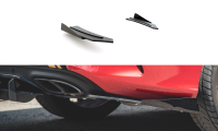 Maxton Design Robuste Racing Heckansatz Flaps Diffusor + Flaps schwarz Hochglanz - Mercedes-AMG C43 Coupe C205